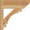 Ekena Millwork Merced Slat Rough Sawn Outlooker, Western Red Cedar, 8"W x 22"D x 22"H OUT08X22X22MRC06RWR - alternate 4